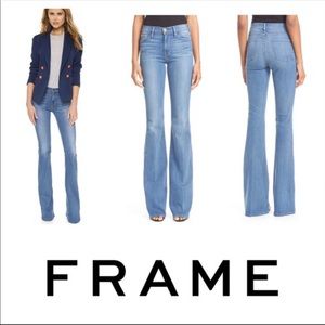 Frame High Rise Flare Forever Karlie Jeans Size 32